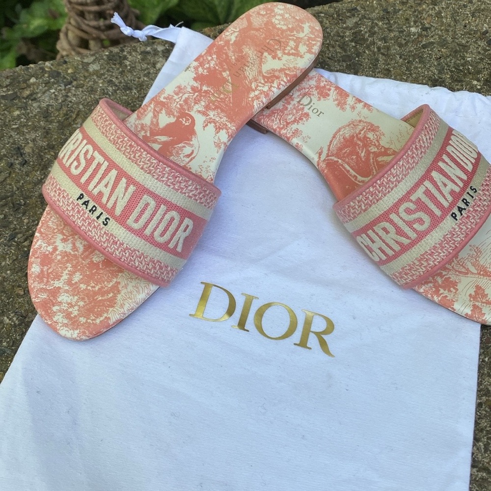 Dior Pink Slides